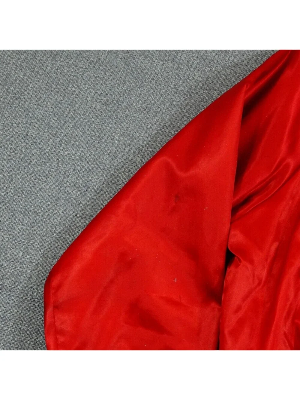Vintage 80s Red Lightweight Jacket TGI Friday's Nylon Shell Acoba Lining